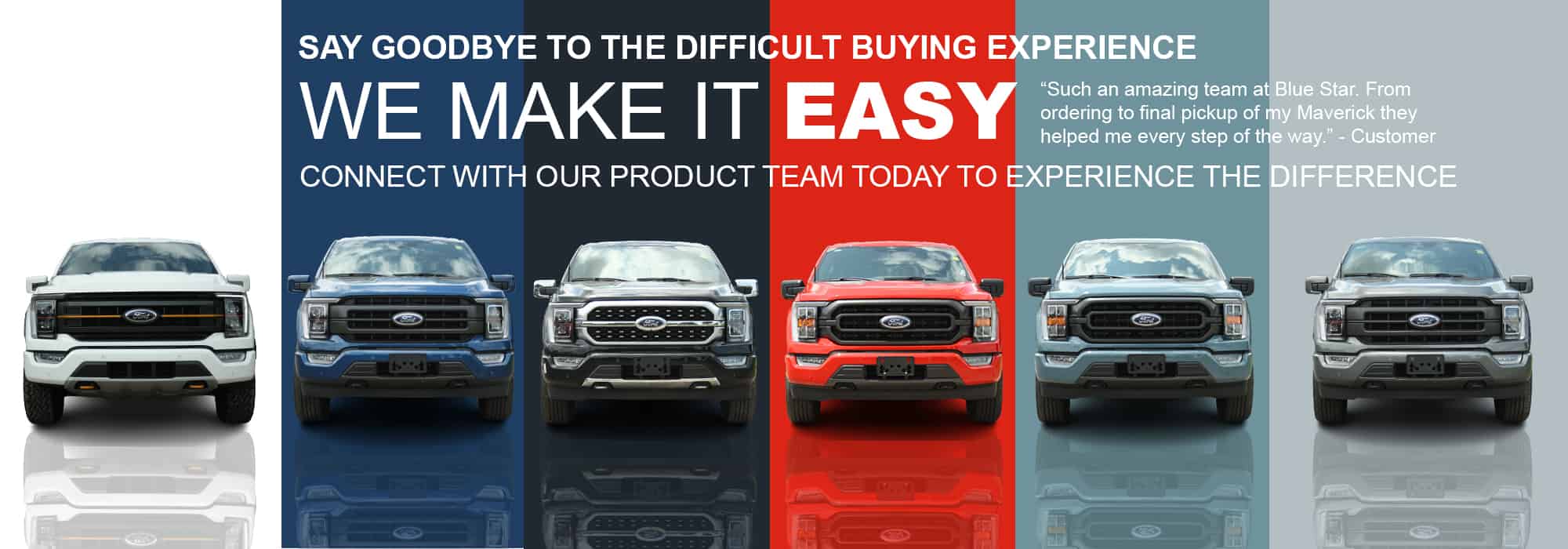 We make car buying easy at Blue Star Ford. Click here to buy your new or pre-owned vehicle.